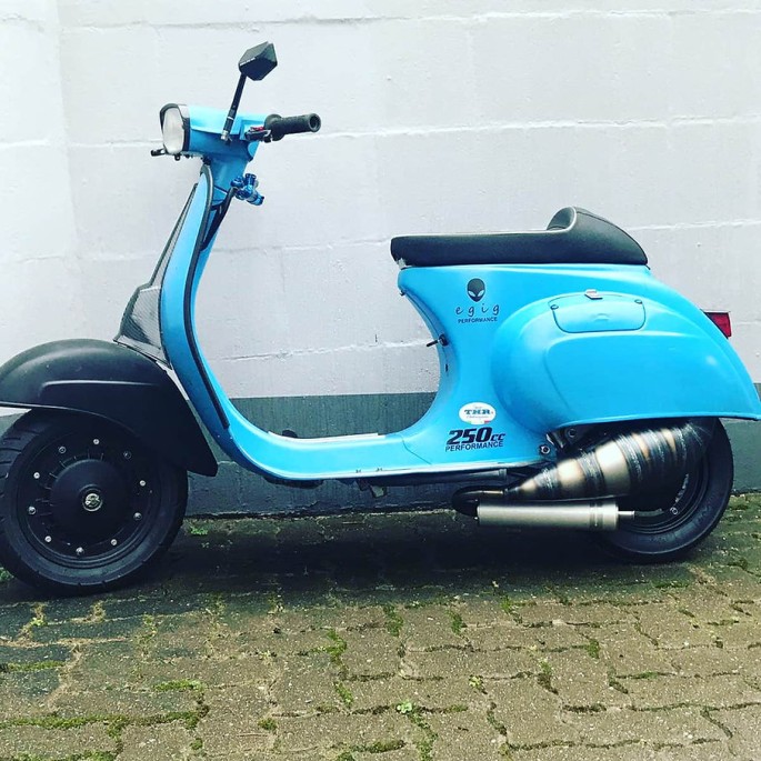 Auspuff Egig 250 Race für Vespa - by Egig Performance